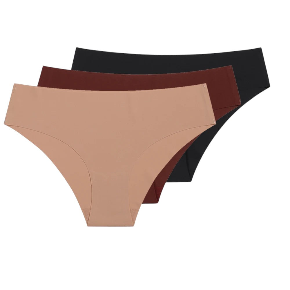 Culotte -  Lot de 3 Culottes couleur peau sans couture