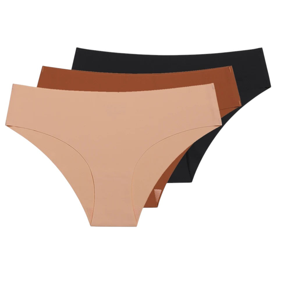 Culotte -  Lot de 3 Culottes couleur peau sans couture