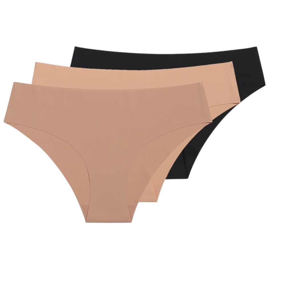 Culotte -  Lot de 3 Culottes couleur peau sans couture