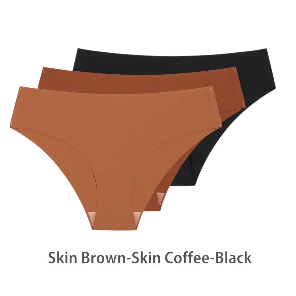 Culotte -  Lot de 3 Culottes couleur peau sans couture