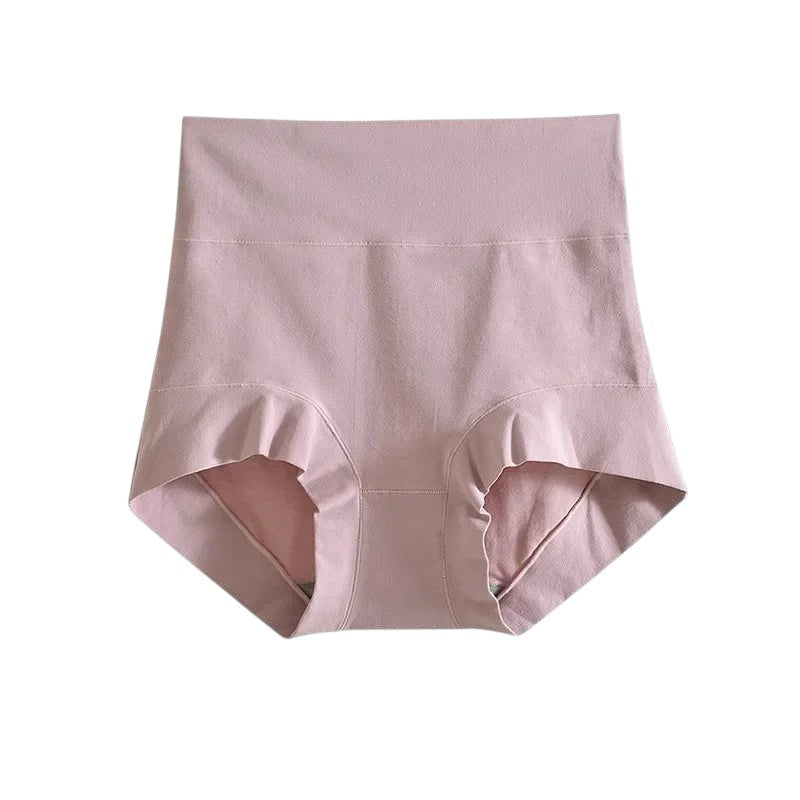 High Waist Underwear Women 60S Cotton Panties Plus Size Womens Briefs Cozy Female Underwear Tighten The Abdomen Safety Shorts