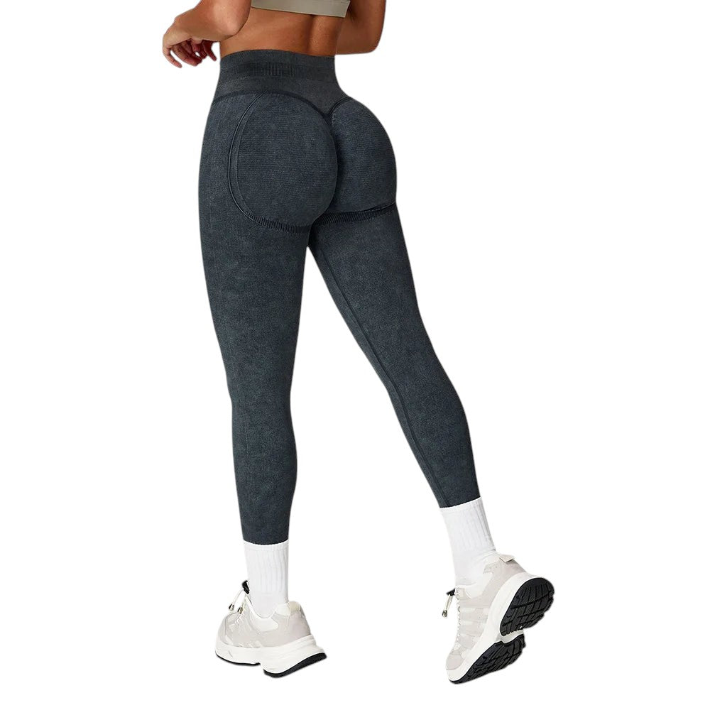 Legging Seamless Taille Haute – Yoga & Fitness Sculptant Femme