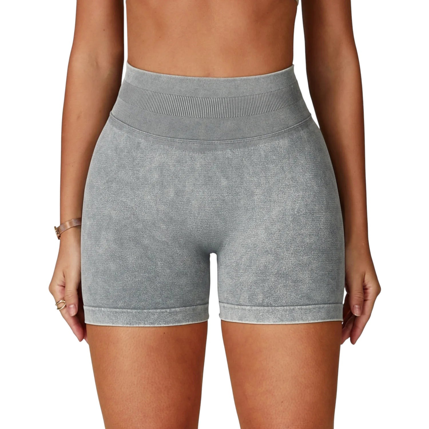 Short Yoga Taille Haute Femme – Push Up Sculptant