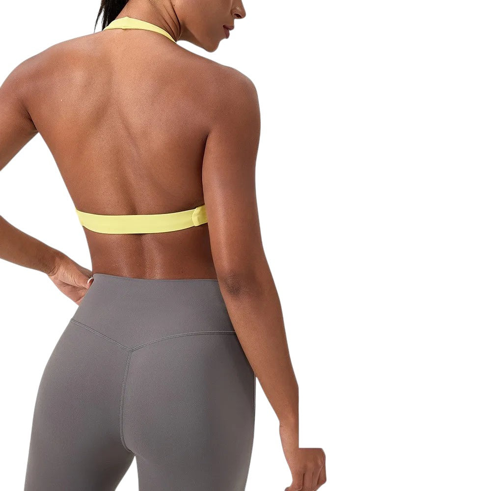 Brassière Sport Femme Seamless – Dos Croisé & Maintien Push-Up