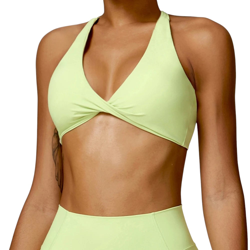 Women Sexy Beauty Back Gym Running Push Up Yoga Sports Bras Breathable Wrapped Yoga Sports Bras Triangle Cup Underwear Female