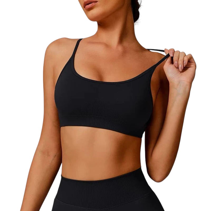Brassière Sport Seamless Femme – Push-Up & Dos Sculptant