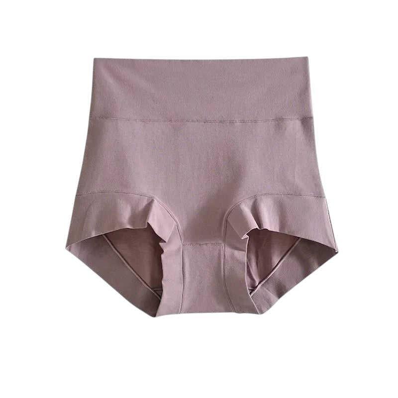 High Waist Underwear Women 60S Cotton Panties Plus Size Womens Briefs Cozy Female Underwear Tighten The Abdomen Safety Shorts