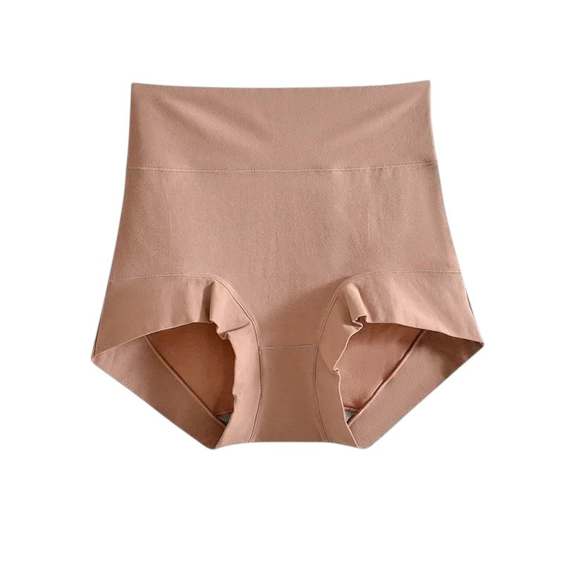 High Waist Underwear Women 60S Cotton Panties Plus Size Womens Briefs Cozy Female Underwear Tighten The Abdomen Safety Shorts