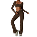 Ensemble Sport Femme Seamless – Brassière, Crop Top & Legging Taille Haute