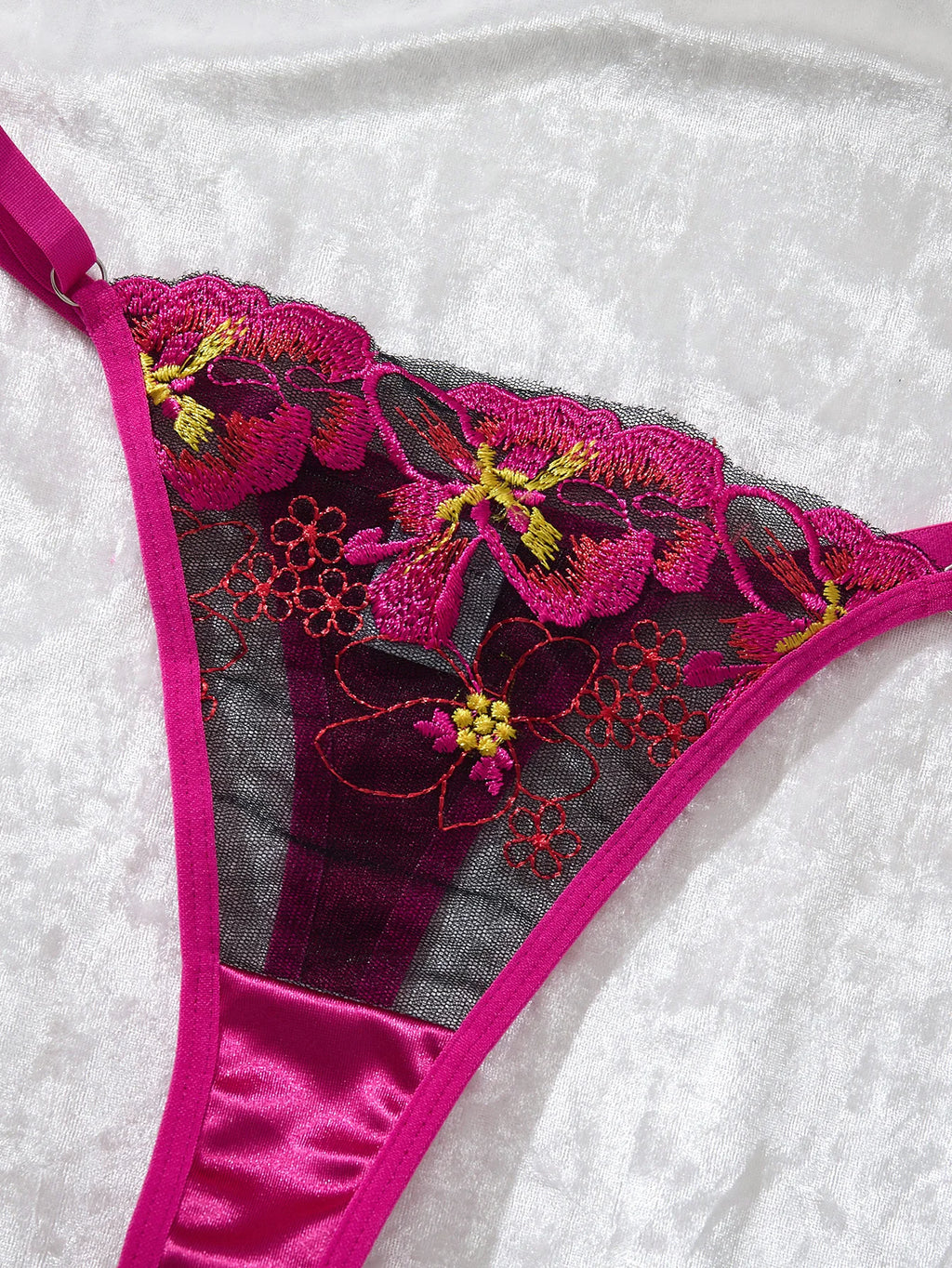Ensemble Lingerie  – Soutien-Gorge & Culotte Fleurie