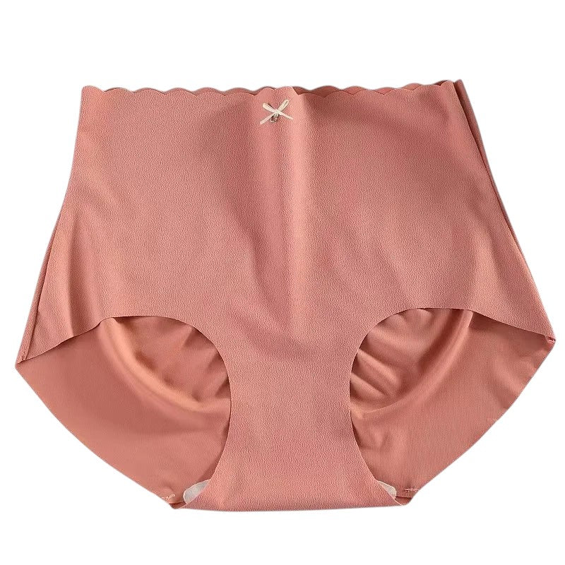 XL-3XL/Women's Underwear Panty Sexy Solid Color Panties Plus Size High Waist Seamless Girl's Briefs Female Bowknot Lingerie