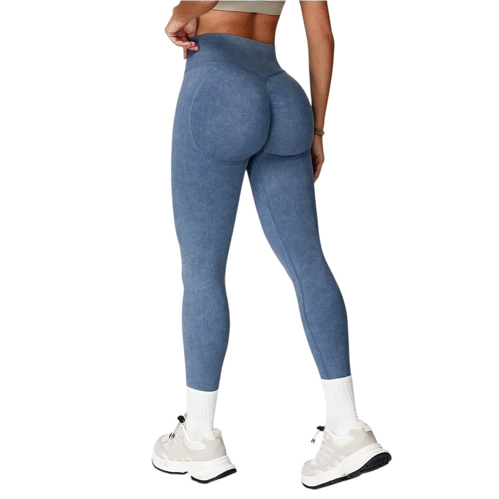 Legging Seamless Taille Haute – Yoga & Fitness Sculptant Femme