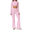 Ensemble -  Crop Top Dos Ouvert & Évasé Sculptant