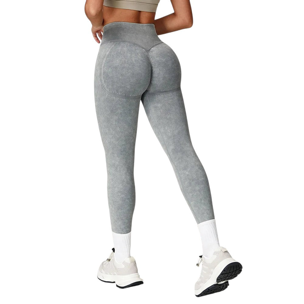 Legging Seamless Taille Haute – Yoga & Fitness Sculptant Femme