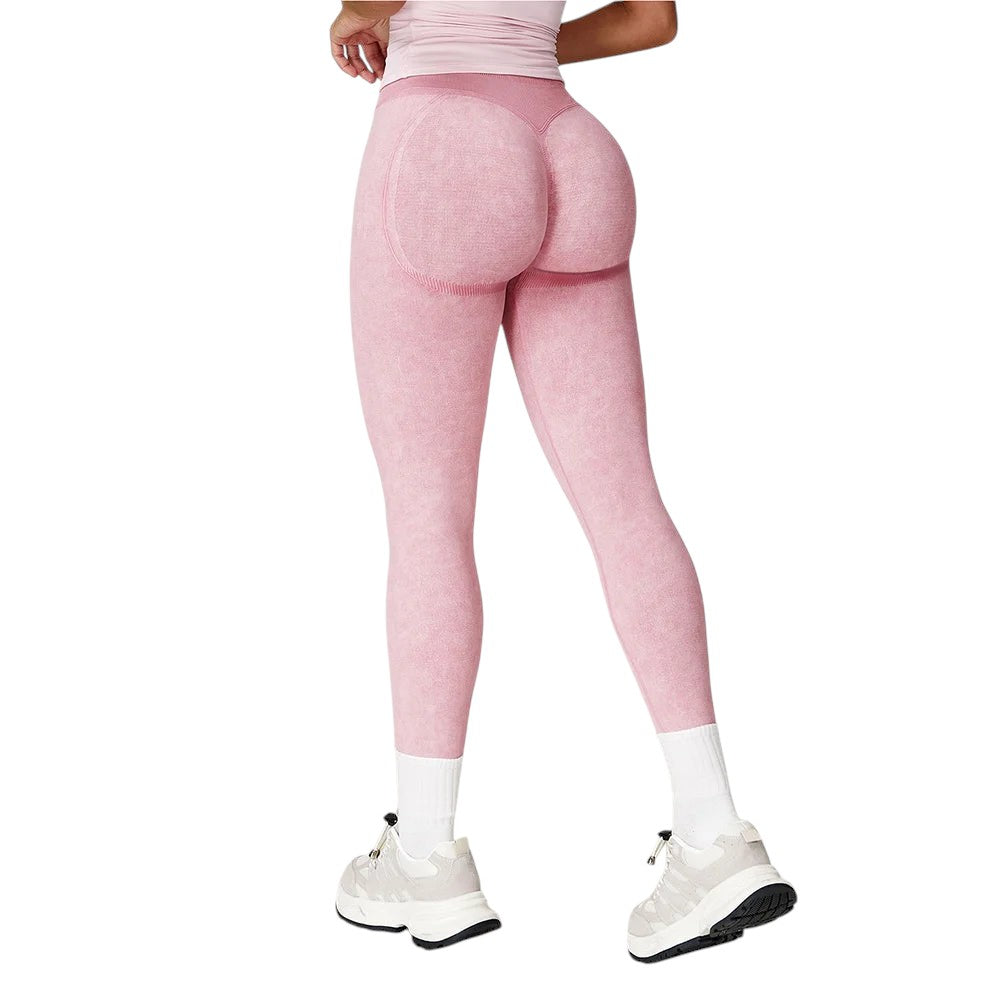 Legging Seamless Taille Haute – Yoga & Fitness Sculptant Femme