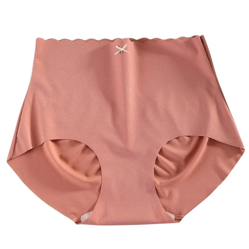XL-3XL/Women's Underwear Panty Sexy Solid Color Panties Plus Size High Waist Seamless Girl's Briefs Female Bowknot Lingerie