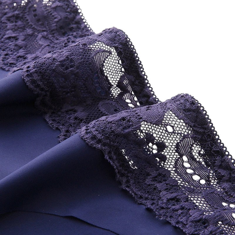 TrowBridge 3PCS/Set Women's Panties Lace Silk Satin Underwear Sexy Lingerie Soft Comfortable Female Briefs Sweet Cozy Underpants