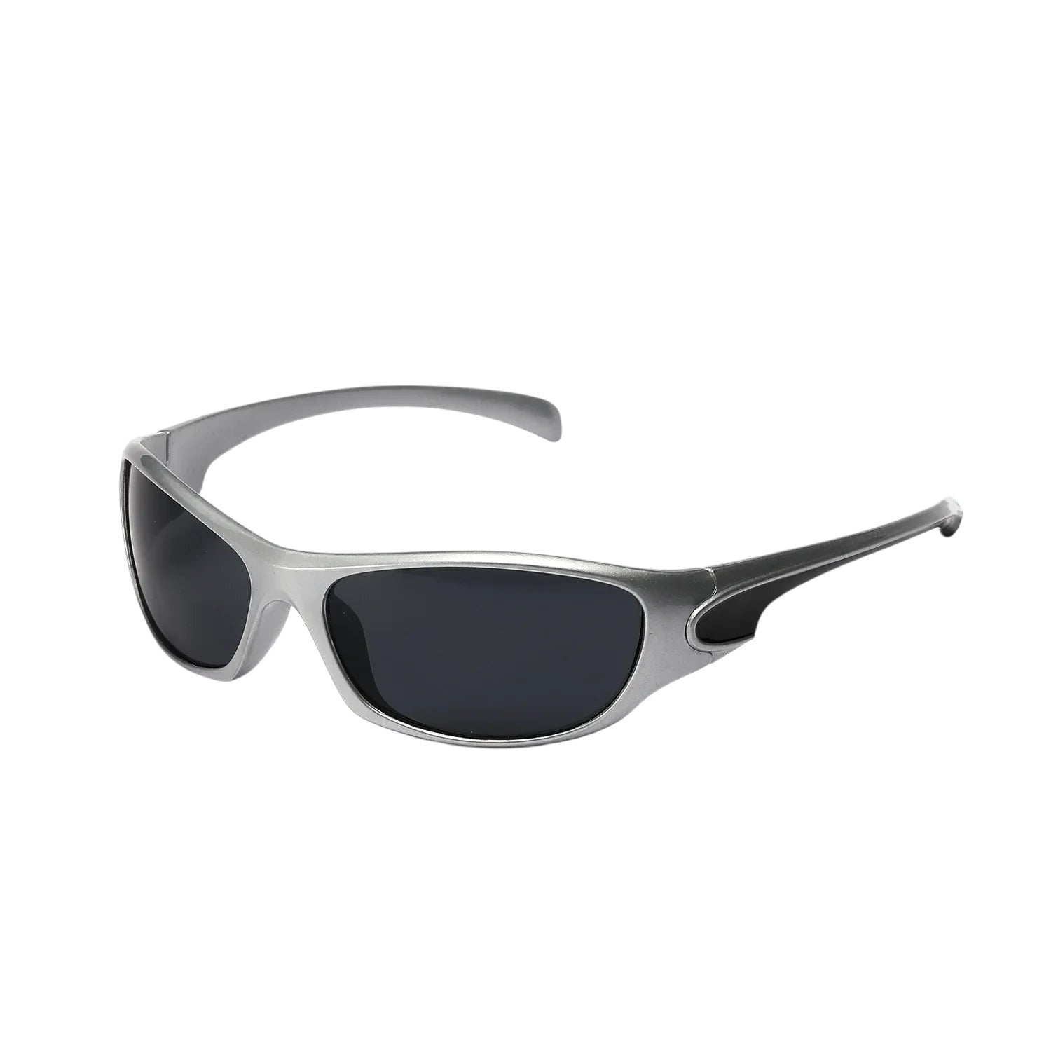 2025 New Silver SPORT Sunglasses Men Women Retro Punk Cycling Trendy Sun Glasses For Male Shades Goggle Outdoor Y2K