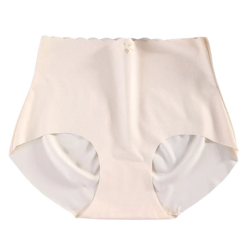 XL-3XL/Women's Underwear Panty Sexy Solid Color Panties Plus Size High Waist Seamless Girl's Briefs Female Bowknot Lingerie