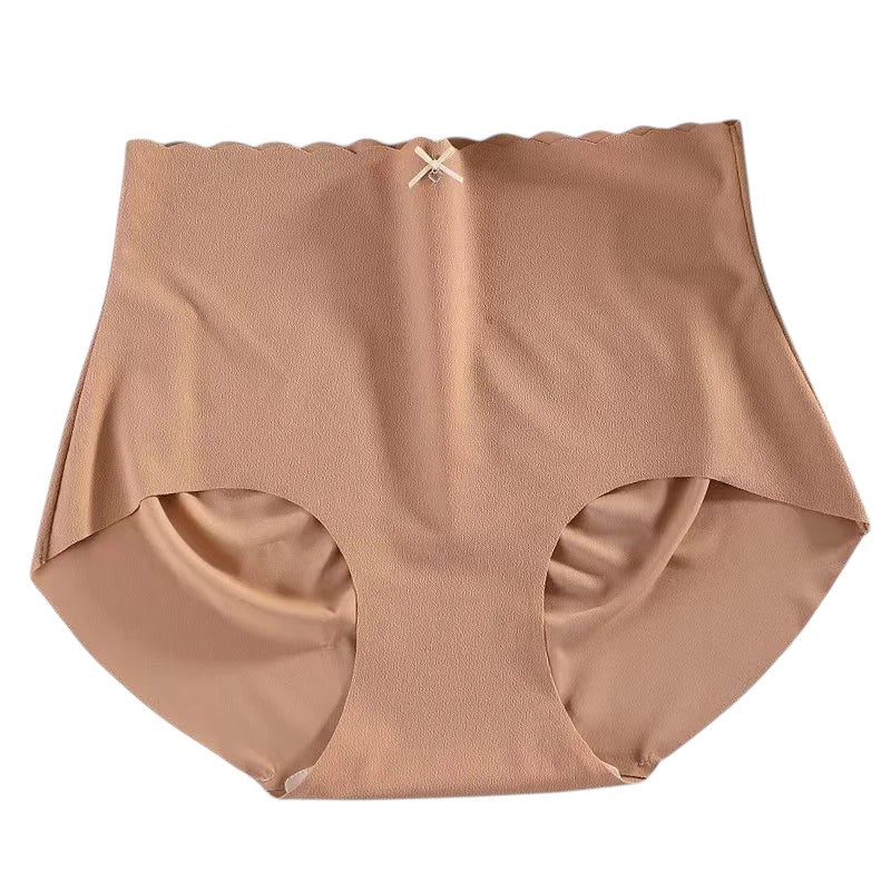 XL-3XL/Women's Underwear Panty Sexy Solid Color Panties Plus Size High Waist Seamless Girl's Briefs Female Bowknot Lingerie