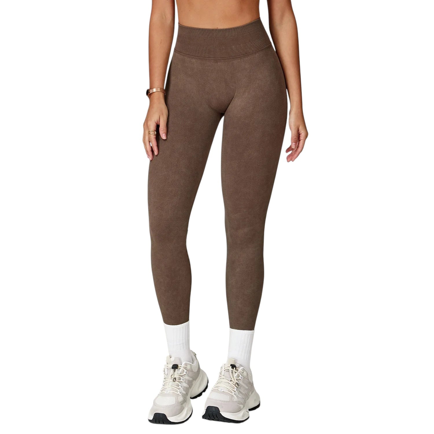 Legging Seamless Taille Haute – Yoga & Fitness Sculptant Femme