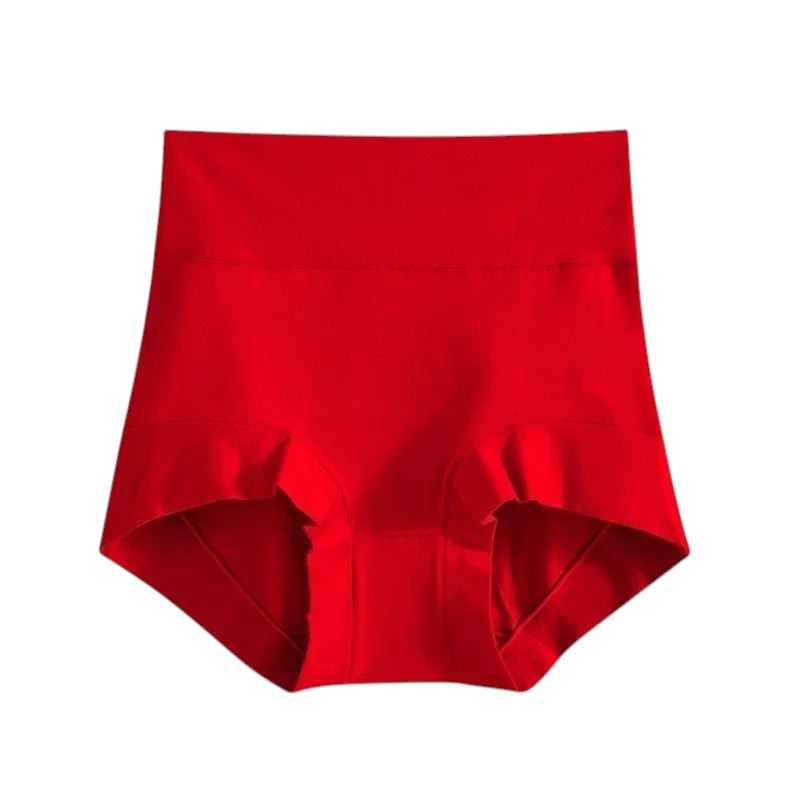 High Waist Underwear Women 60S Cotton Panties Plus Size Womens Briefs Cozy Female Underwear Tighten The Abdomen Safety Shorts