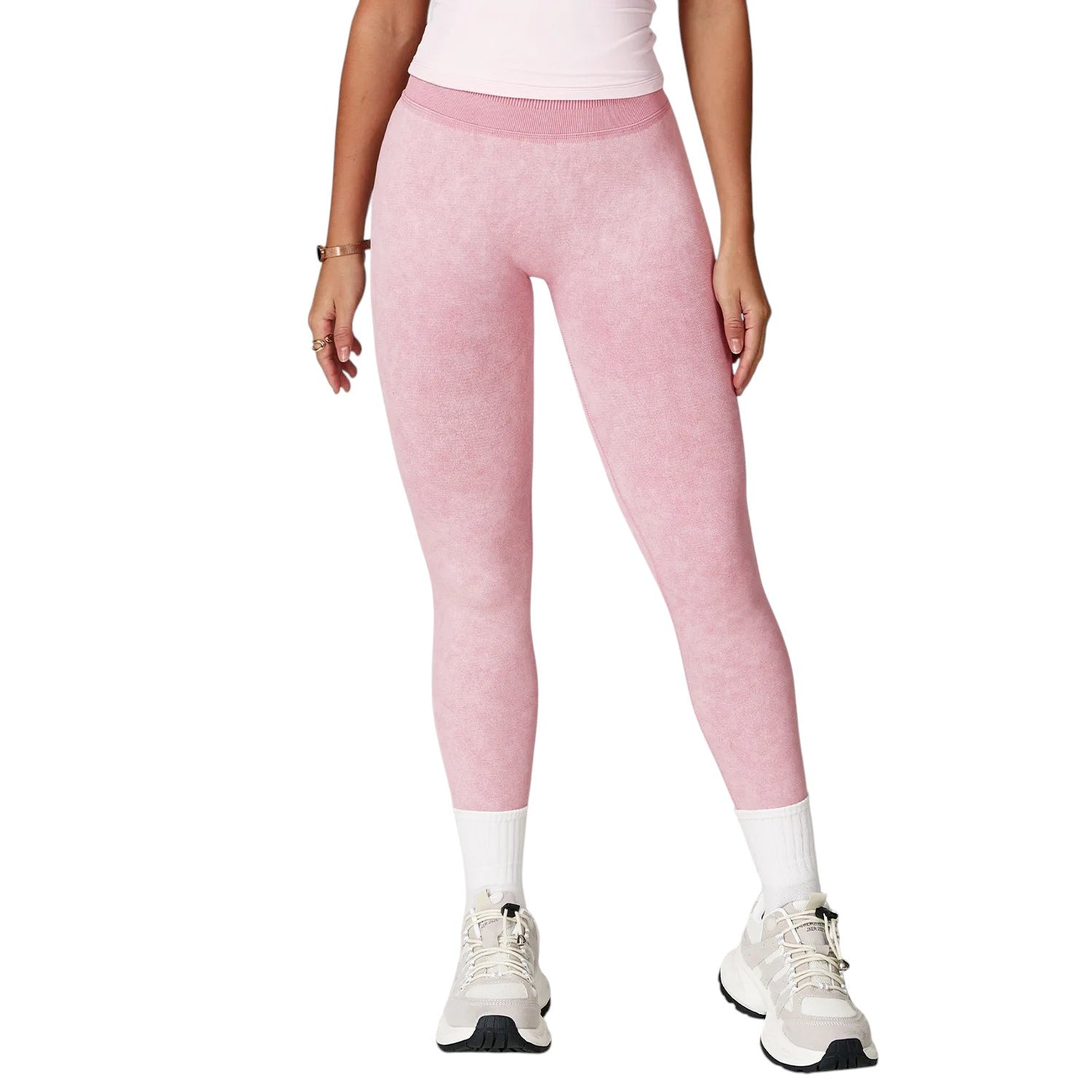 Legging Seamless Taille Haute – Yoga & Fitness Sculptant Femme