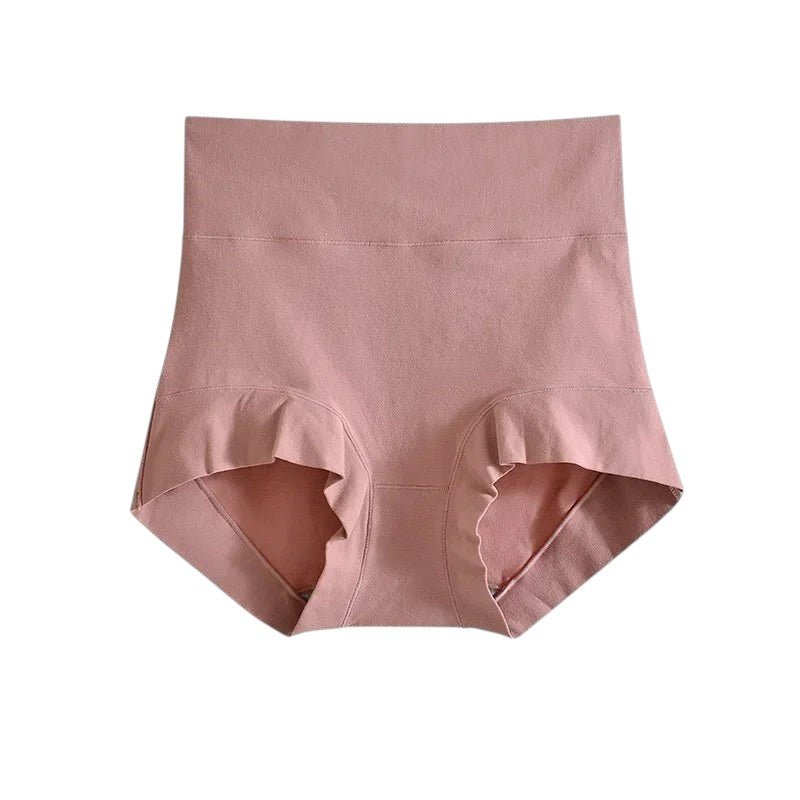 High Waist Underwear Women 60S Cotton Panties Plus Size Womens Briefs Cozy Female Underwear Tighten The Abdomen Safety Shorts