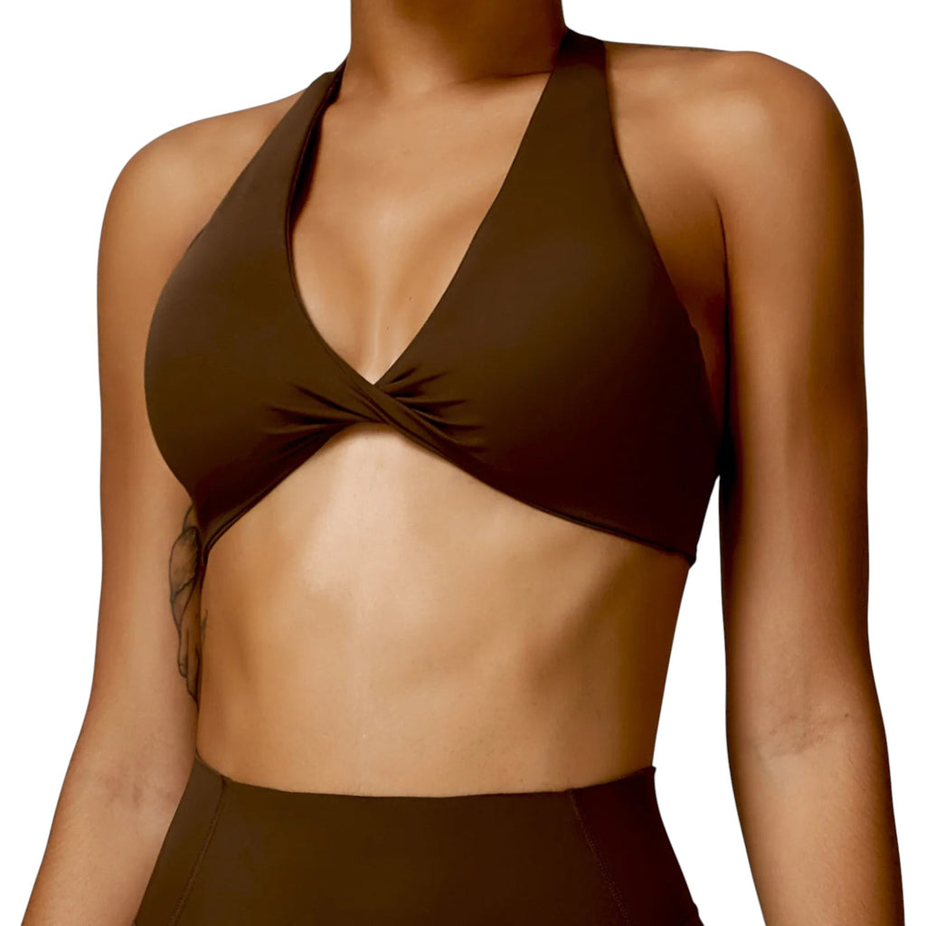 Women Sexy Beauty Back Gym Running Push Up Yoga Sports Bras Breathable Wrapped Yoga Sports Bras Triangle Cup Underwear Female