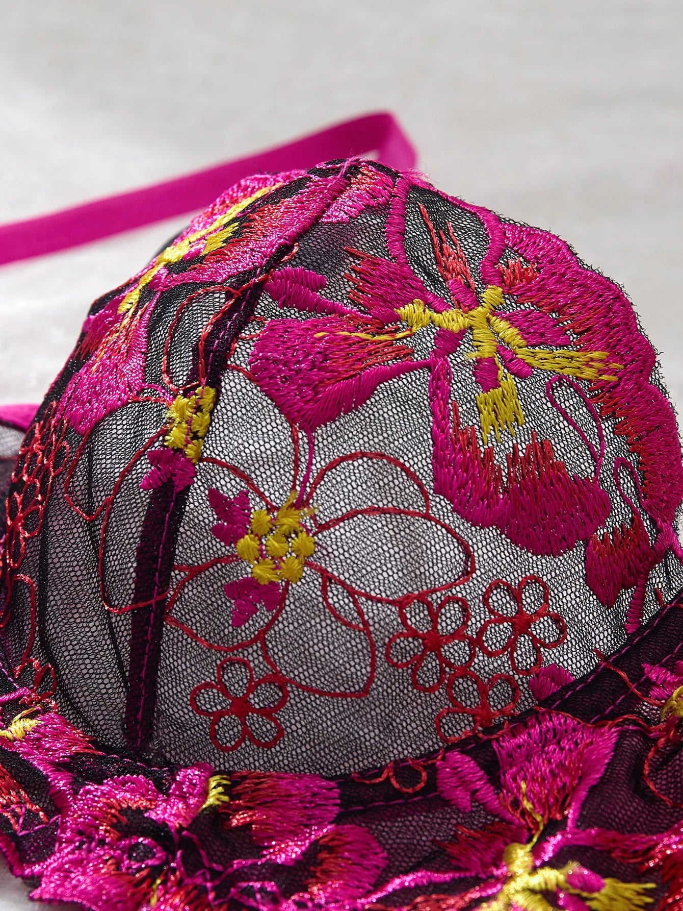 Ensemble Lingerie  – Soutien-Gorge & Culotte Fleurie