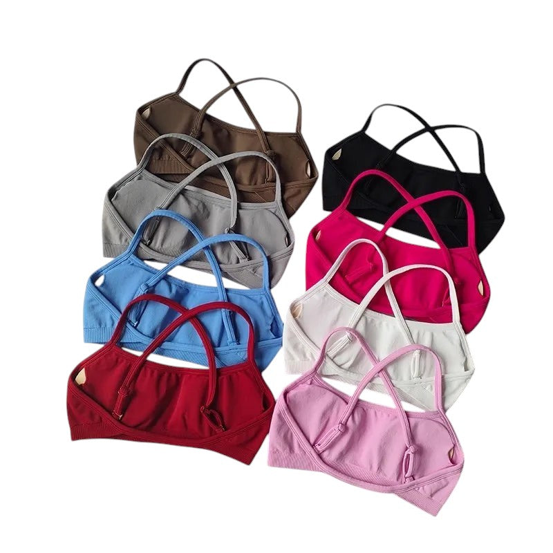 Brassière Sport Seamless Femme – Push-Up & Dos Sculptant