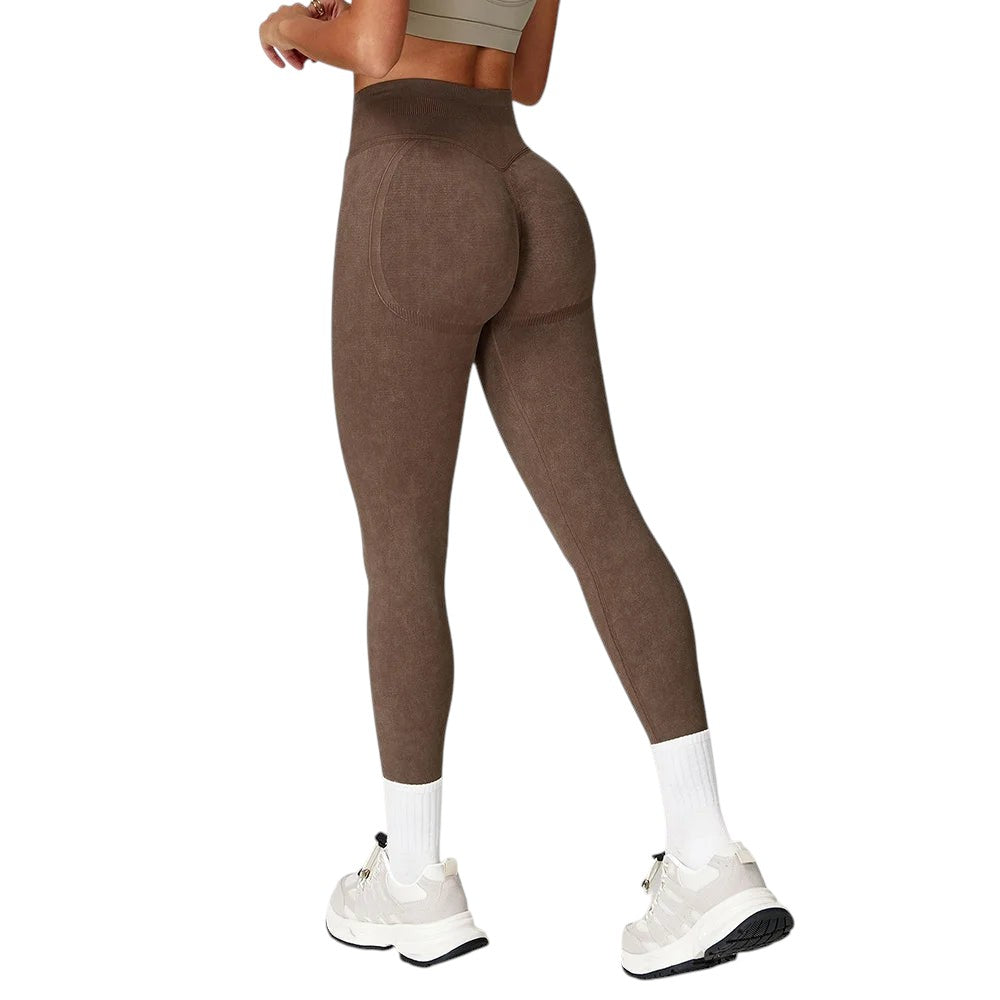 Legging Seamless Taille Haute – Yoga & Fitness Sculptant Femme