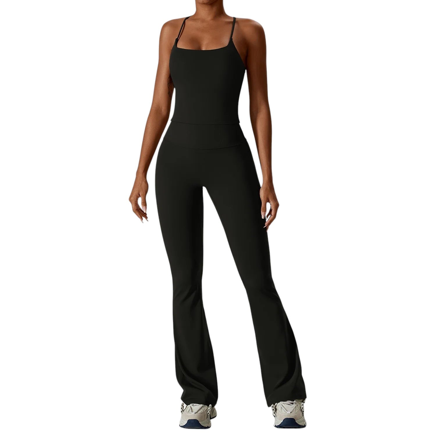 Ensemble Sport Femme Seamless – Brassière, Crop Top & Legging Taille Haute