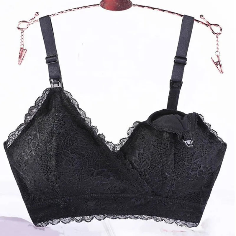 Maternity Nursing Bras Women Lace Breastfeeding Bra Removable Padded Pregnancy Women Underwear Tops  Soutien Gorge Allaitement