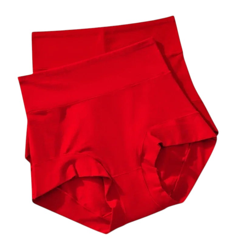 High Waist Underwear Women 60S Cotton Panties Plus Size Womens Briefs Cozy Female Underwear Tighten The Abdomen Safety Shorts