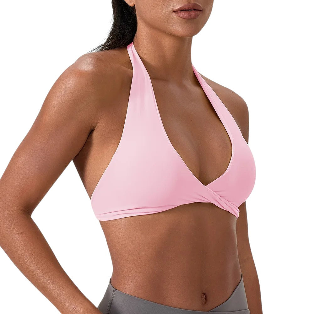 Brassière Sport Femme Seamless – Dos Croisé & Maintien Push-Up