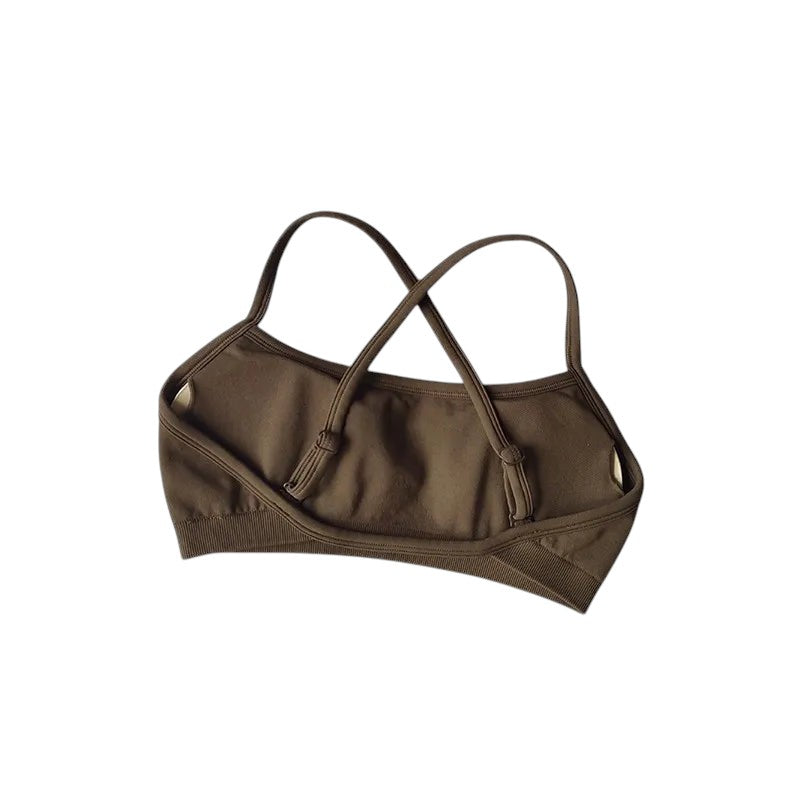 Brassière Sport Seamless Femme – Push-Up & Dos Sculptant