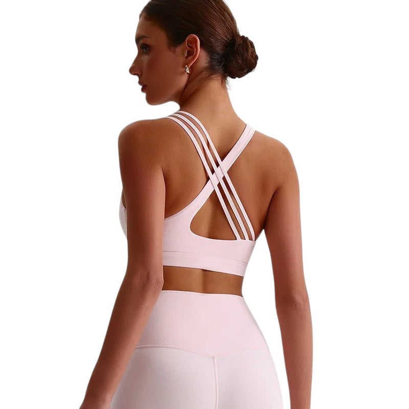 Brassière Sport - Dos Ouvert – Maintien Élevé & Confort Sculptant