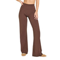 Hearuisavy Women Straight-Leg Sports Pants Gym Clothing Naked Feeling Compression Wide Leg Yoga Leggings Pilates Fitness Tights
